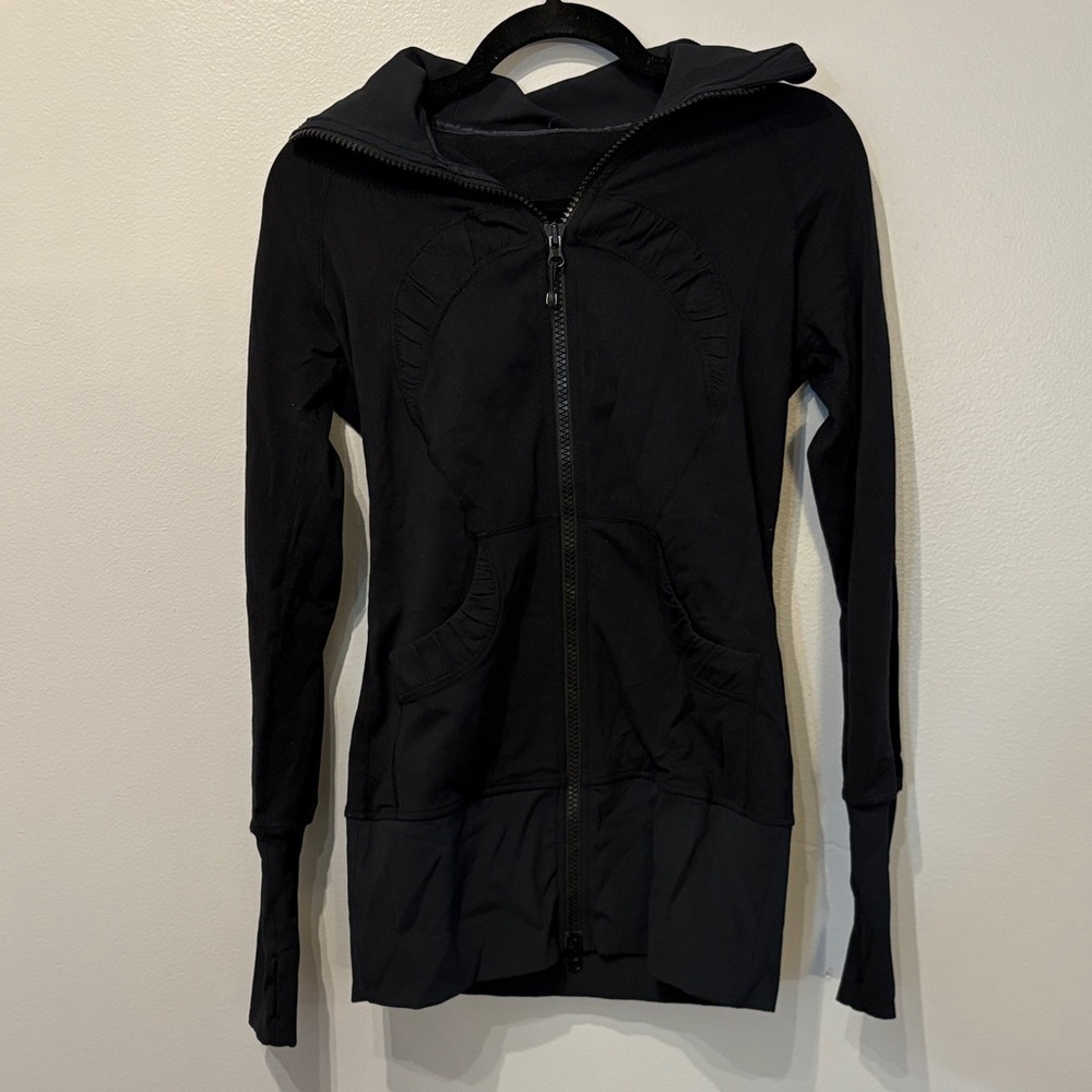 lululemon athletica Black Hooded Jacket